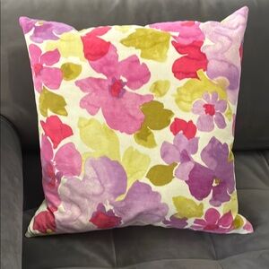 Large Velvet Feather Pillow